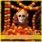 20 Pcs 5 ft Marigold Garland for Decoration Diwali Day of The Dead (Orange and Yellow)